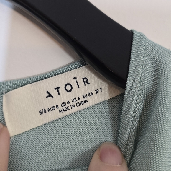 Atoir Balancing Act Dress In Lagoon Blue 4 - Picture 8 of 10